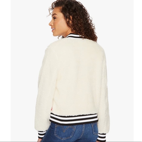 Levi's Sherpa Plush Bomber Jacket - Picture 3 of 8